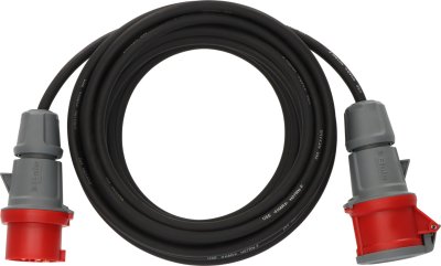 Professional CEE Verl&auml;ngerungskabel IP44 10m schwarz H07RN-F 5G2,5 5-polig 400V/16A