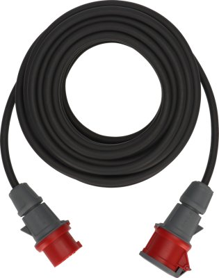 Professional CEE Verl&auml;ngerungskabel IP44 25m schwarz H07RN-F 5G2,5 5-polig 400V/16A