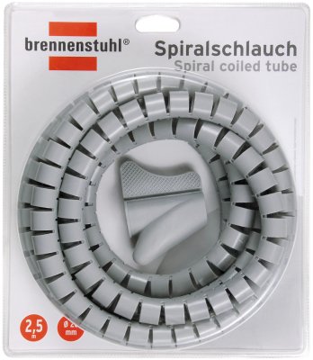 Spiralschlauch L = 2,5m; &Oslash; = 20mm grau