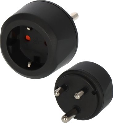 Reisestecker Schutzkontakt => S&uuml;dafrika, Indien