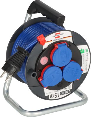 Garant&nbsp;Kompakt IP44 Kabeltrommel 15m AT-N05V3V3-F 3G1,5 blau