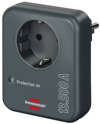 &Uuml;berspannungsschutzadapter 13.500A Anthrazit