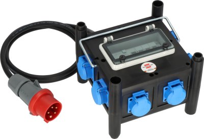 Kompakter Gummi-Stromverteiler BSV 3 FI/16-7 IP44&nbsp;2m H07RN-F5G2.5