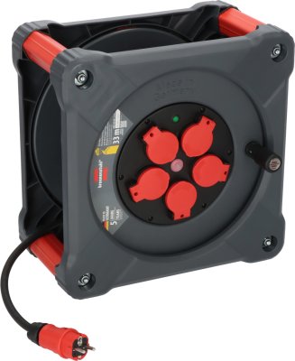 Professional Baustellen-Kabeltrommel KA 3200 5 IP44, 33m H07RN-F 3G2,5 