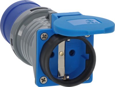 CEE-Adapter 230V/16A IP44 auf Schutzkontakt Typ F