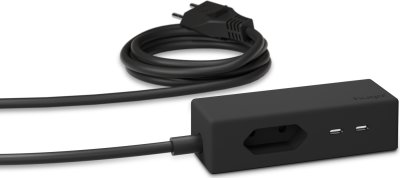 hugo! TRAVEL Ladeger&auml;t mit USB C 20W PD und Euro Steckdose, deep black