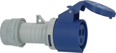 CEE-Kupplung 230V/16A IP44 mit LED Spannungsanzeige